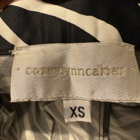 Anthropologie Corey Lynn Calter Graphic Zebra Pants - Picture 4 of 5